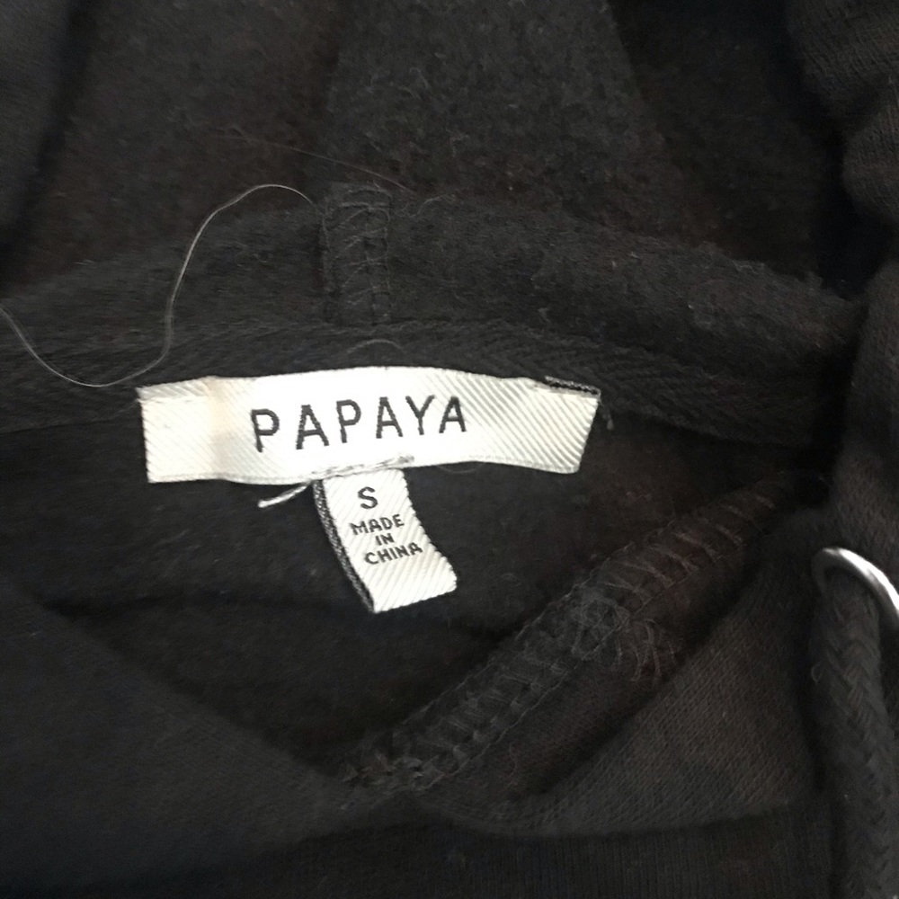 Papaya black and white jacket